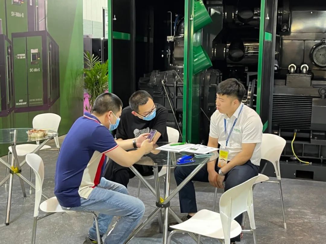 2022柯橋國際紡織工業(yè)展覽會，薩震節(jié)能空壓機